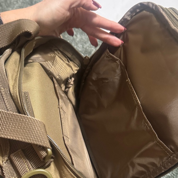 Tactical Brown Men Bag
